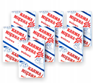 MRAZENÉ MÄSO pre psov PREMIUM hovädzie 10kg BARF